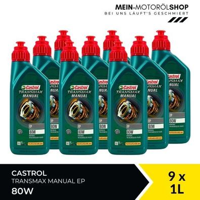 Castrol Transmax Manual EP 80W 9x1 Liter