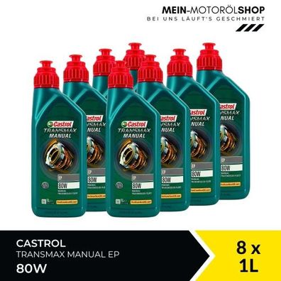 Castrol Transmax Manual EP 80W 8x1 Liter