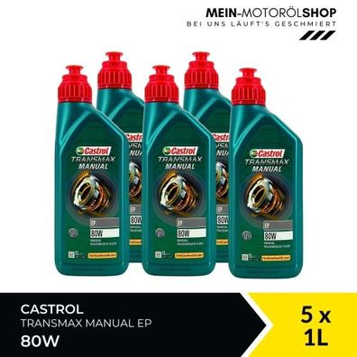 Castrol Transmax Manual EP 80W 5x1 Liter