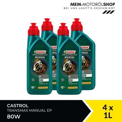 Castrol Transmax Manual EP 80W 4x1 Liter