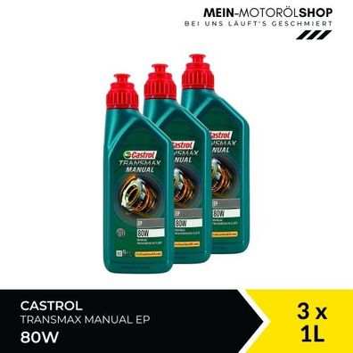 Castrol Transmax Manual EP 80W 3x1 Liter