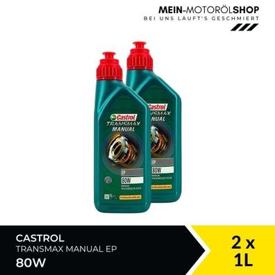 Castrol Transmax Manual EP 80W 2x1 Liter