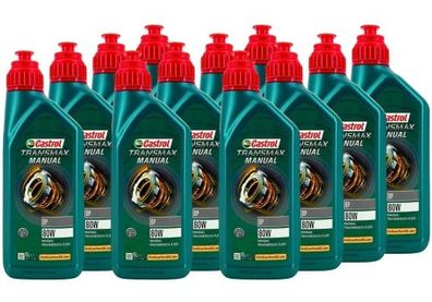 Castrol Transmax Manual EP 80W 12x1 Liter