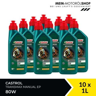 Castrol Transmax Manual EP 80W 10x1 Liter