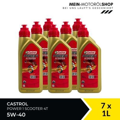 Castrol Power 1 Scooter 4T 5W-40 7x1 Liter