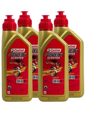Castrol Power 1 Scooter 4T 5W-40 4x1 Liter