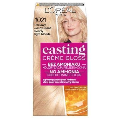 L'oreal Casting Farba kolor 1021 Jasny PerÅ?owy Blond