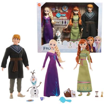 Puppen Elsa, Anna, Kristoff & Olaf | Disney Eiskönigin Frozen | Mattel