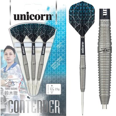 Unicorn Contender Toru Suzuki Steel Darts, 23 Gr. / Inhalt 1 Stück