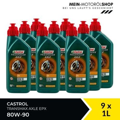 Castrol Transmax Axle EPX 80W-90 9x1 Liter