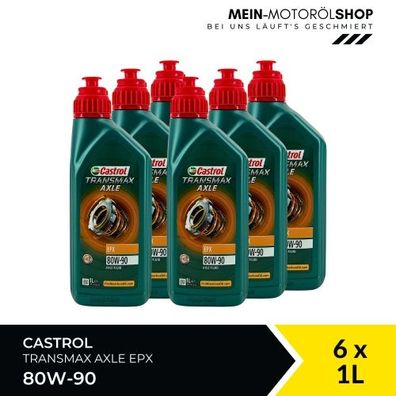 Castrol Transmax Axle EPX 80W-90 6x1 Liter