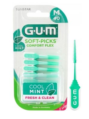 Sunstar Gum Soft-Picks M Cool Mint 40 Stück