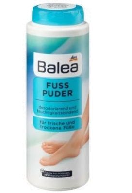 Balea Fußpuder mit Kakaoschale & Ingwer, 100g