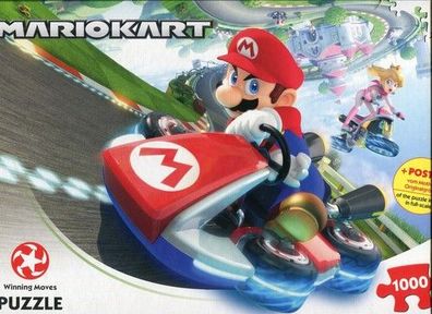 Winning Moves Puzzle 1000 Teile Mario Kart Funracer