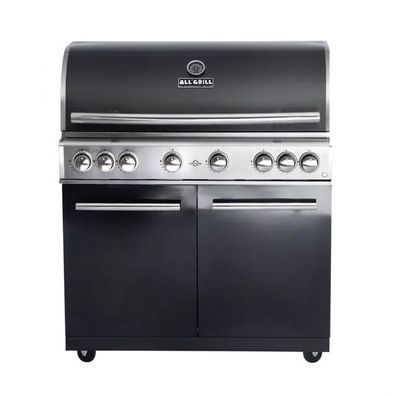 Allgrill Gasgrill CHEF XL BLACK Modular Grundmodell 6 Brenner, Backburner (500706)