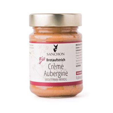 Sanchon Brotaufstrich Crème Aubergine, Sanchon 190g