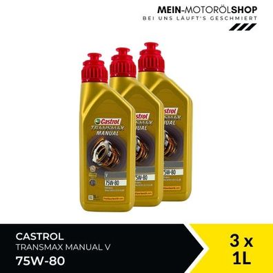 Castrol Transmax Manual V 75W-80 3x1 Liter