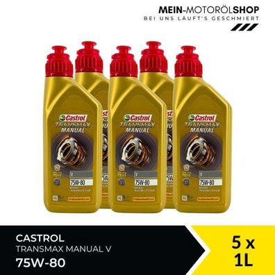 Castrol Transmax Manual V 75W-80 5x1 Liter