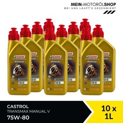 Castrol Transmax Manual V 75W-80 10x1 Liter