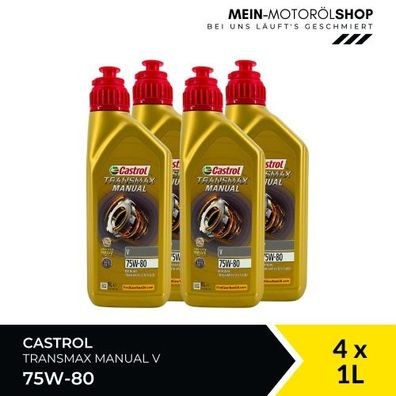 Castrol Transmax Manual V 75W-80 4x1 Liter