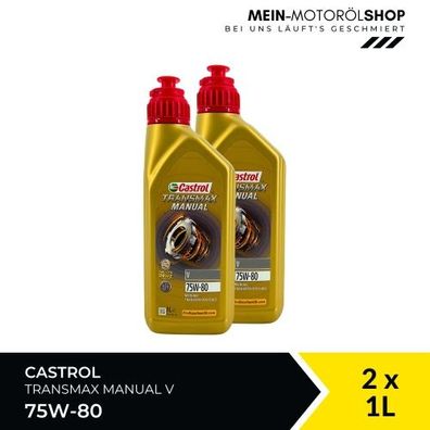 Castrol Transmax Manual V 75W-80 2x1 Liter