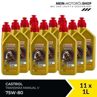 Castrol Transmax Manual V 75W-80 11x1 Liter