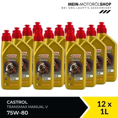 Castrol Transmax Manual V 75W-80 12x1 Liter