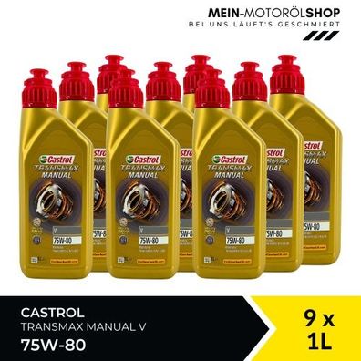 Castrol Transmax Manual V 75W-80 9x1 Liter