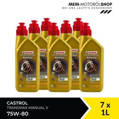 Castrol Transmax Manual V 75W-80 7x1 Liter