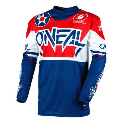 O`NEAL Element Jersey Warhawk blau/rot