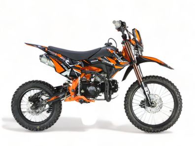 KXD 609 E+K Hurricane 125ccm 17/14 Zoll 4T Dirtbike Pitbike Offroad