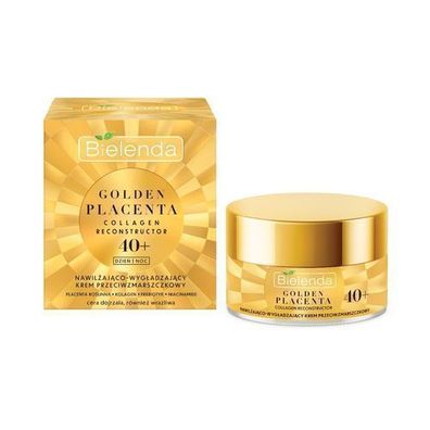 Bielenda Goldene Plazenta Anti-Aging Creme 40+ - Feuchtigkeitsspendende Pflege 50ml f