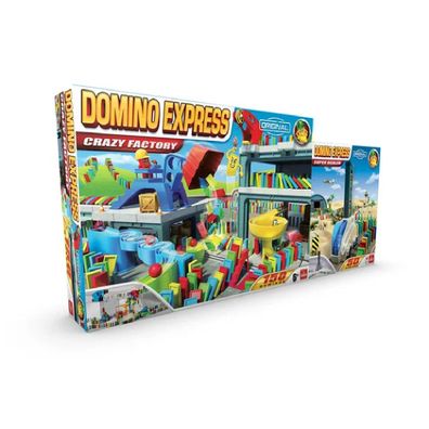 Goliath Domino Express Crazy Factory 150 Teile + Super Dealer 50 Teile Spielzeug