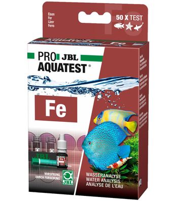 JBL Proaquatest Fe Eisen Wassertest in Süß-/Meerwasser Aquarien & Teichen