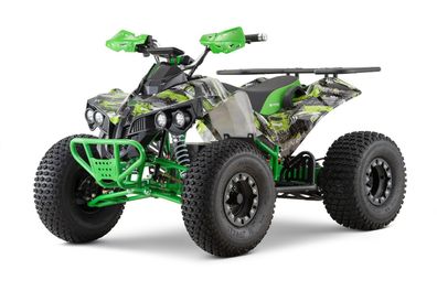 NITRO MOTORS 1500W 60V Eco Midi Kinder Quad Warrior Graffiti Sport 8-Zoll Offroad