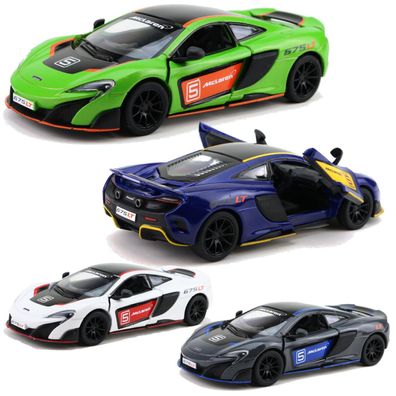 McLaren 675LT Modellauto 1:36 Sportwagen mit Flügeltüren Mc Laren Kinsmart