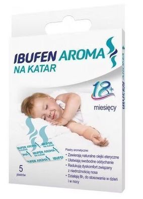 Ibufen Aroma für Erkältungen ab 18M, 5 Pflaster