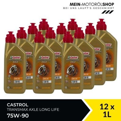 Castrol Transmax Axle Long Life 75W-90 12x1 Liter