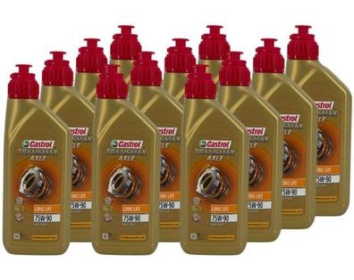 Castrol Transmax Axle Long Life 75W-90 12x1 Liter