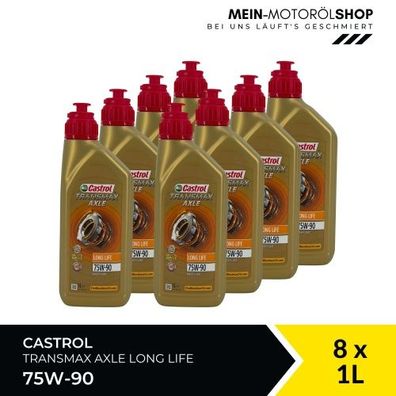 Castrol Transmax Axle Long Life 75W-90 8x1 Liter