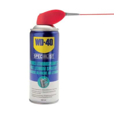 WD-40 Weißes Lithiumsprühfett Specialist 400ml Smart Straw Lithiumfett Lithium WD40