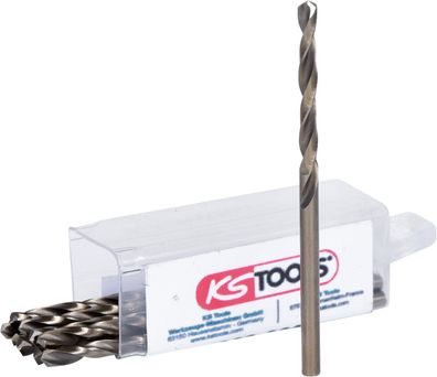 KS TOOLS HSS-G Co 5 Spiralbohrer, 3mm, 10er Pack