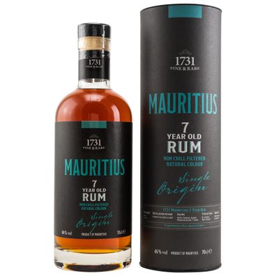 1731 RUM, Mauritius-Blend 7 Jahre, 0,7L, 46% Vol