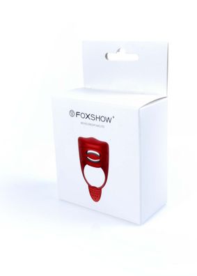 Foxshow - Silicone Ring Blue USB 7 Function + Electro stim / remote