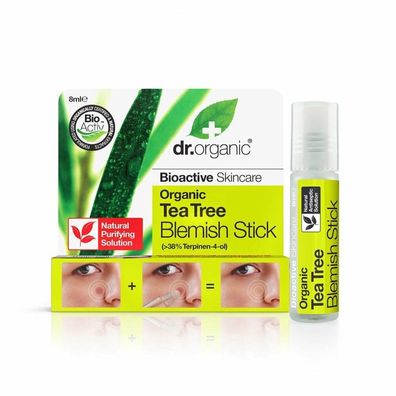 Dr Organic Tea Tree Blemish Stick Roll On 8ml