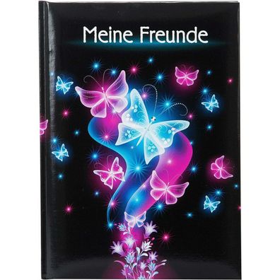 goldbuch Freundebuch Schmetterling ca. DIN A5 liniert, mehrfarbig Softcover 88 Seiten