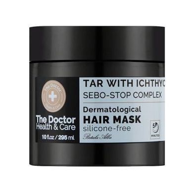 The Doctor Health & Care Tar With Ichthyol + Sebo-Stop Complex Haarmaske 355 ml