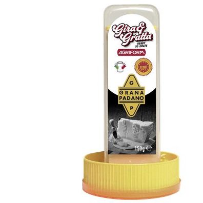 Agriform Gira & Gratta, Grana Padano g.U. Italienischer Hartkäse, 14 Monate, 40 % Fet