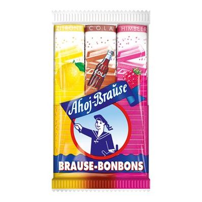 10x Ahoj-Brause Brause-Bonbon-Stangen - 69 g Stück