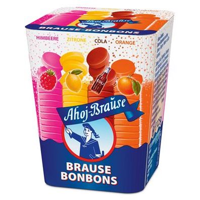 10x Ahoj-Brause Brausebonbons - 1 x 125 g Packung